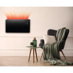 Heizlüfter & -Strahler|Die moderne Hausfrau Heizkonvektor Glaspanel 2000W