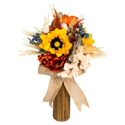 Herbstdekoration|Kunstpflanzen|Die moderne Hausfrau Herbst-Strauß „Golden“