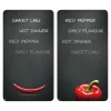 Herdabdeckplatten|Die moderne Hausfrau Herdabdeckplatte, 2er Pack Paprika-Chili