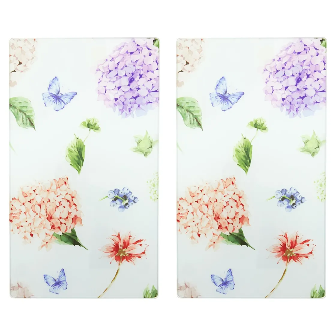Herdabdeckplatten|Die moderne Hausfrau Herdabdeckplatten "Frühling", 2 Stück