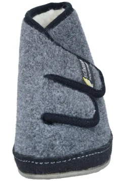 Hausschuhe|Die moderne Hausfrau Herren Hausschuh grau