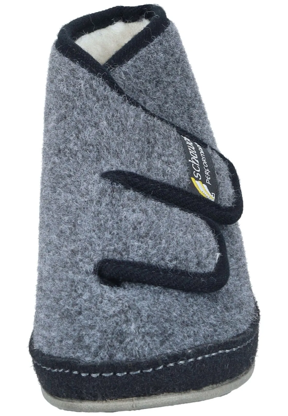 Hausschuhe|Die moderne Hausfrau Herren Hausschuh grau