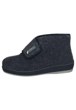 Hausschuhe|Die moderne Hausfrau Herren Hausschuh schwarz