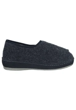 Hausschuhe|Die moderne Hausfrau Herren Hausschuh schwarz