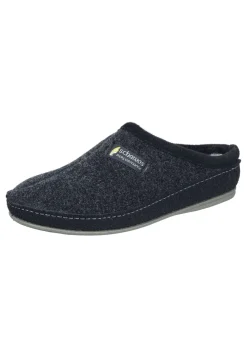 Hausschuhe|Die moderne Hausfrau Herren Hausschuh schwarz