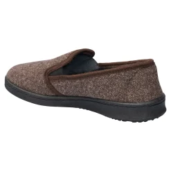 Hausschuhe|Die moderne Hausfrau Herren Hausslipper "Klassik" braun