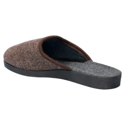 Hausschuhe|Die moderne Hausfrau Herren Pantolette "Klassik" braun