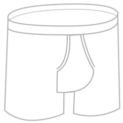 Inkontinenzhosen|Die moderne Hausfrau Herren-Inkontinenz-Boxershort weiß