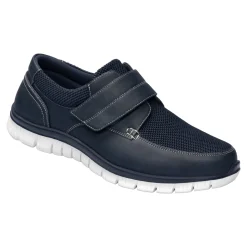 Halbschuhe|Die moderne Hausfrau Herren-Klettfreizeitschuh „Martin“ marine