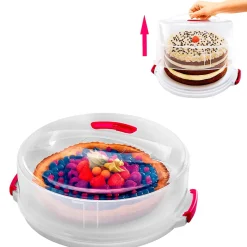 Tortenplatten|Kuchentransportboxen|Die moderne Hausfrau Höhenverstellbarer Tortenbehälter