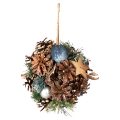 Dekofiguren|Die moderne Hausfrau Hänge-Deko Adventskugel „Stimmungsvoll“