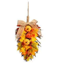 Dekofiguren|Herbstdekoration|Die moderne Hausfrau Hänge-Deko „Goldener Herbst“