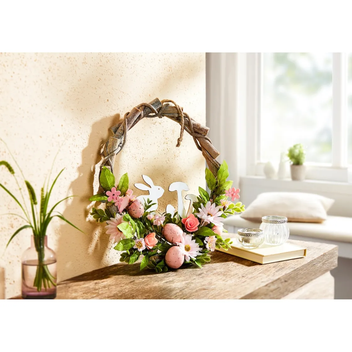 Dekofiguren|Osterdekoration|Die moderne Hausfrau Hänge-Deko „Osterfest“