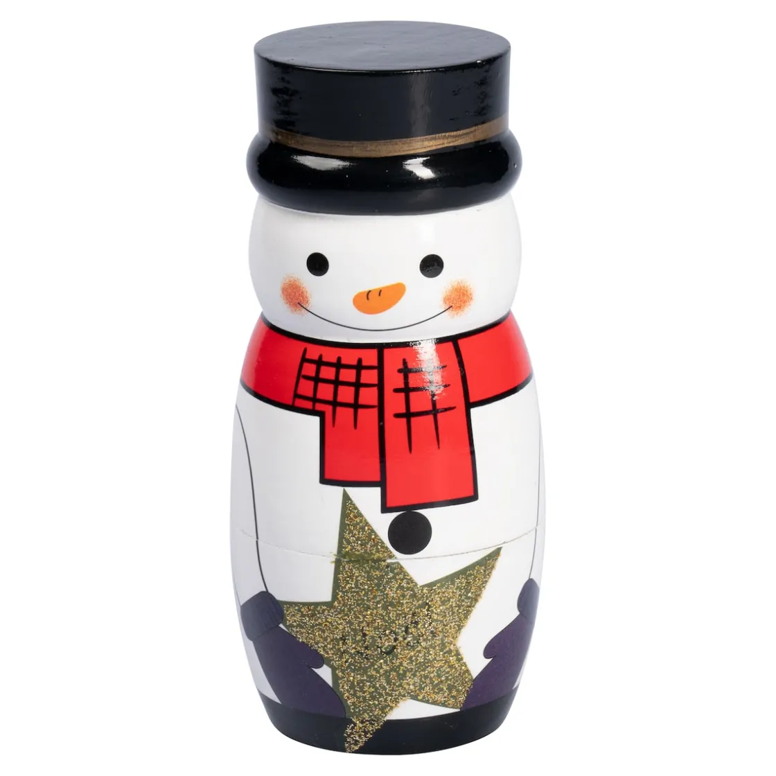 Weihnachtsdekoration·Weitere Weihnachtsdeko|Die moderne Hausfrau Holz-Steckfiguren „Winterfreunde“, 5-teilig