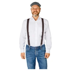 Gürtel & Hosenträger|Die moderne Hausfrau Hosenträger braun