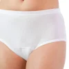 Inkontinenzhosen|Die moderne Hausfrau Hygiene-Damenslip, leicht/mittel weiß