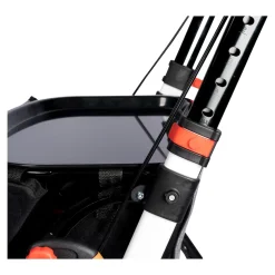 Rollatoren|Die moderne Hausfrau Indoor-Rollator in Holz-Optik mit Tasche und Tablett - AT51040 weiß/braun