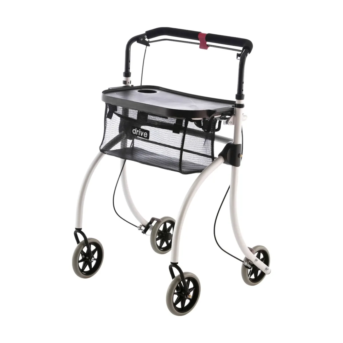 Die moderne Hausfrau Indoor-Rollator Roomba mit Korb und Tablett