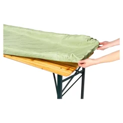 Outdoor Textilien·Outdoor Tischdecken|Die moderne Hausfrau Jacquard-Spanntischdecke zartgrün