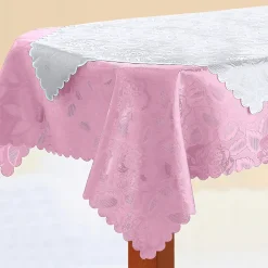 Tischdecken & -Läufer·Tischläufer|Die moderne Hausfrau Jacquard-Tischdecke "Jasmin" altrosa