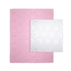 Tischdecken & -Läufer·Tischdecken|Die moderne Hausfrau Jacquard-Tischdecken-Set "Jasmin", Tischdecke 160x130 cm + Mitteldecke 80x80 cm rosa