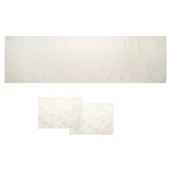 Weihnachtsdekoration·Weihnachtstischdecken|Tischdecken & -Läufer·Tischläufer|Die moderne Hausfrau Jacquard-Tischläufer, 140x40 cm & Platzset, 2 Stück „Rentierzauber“