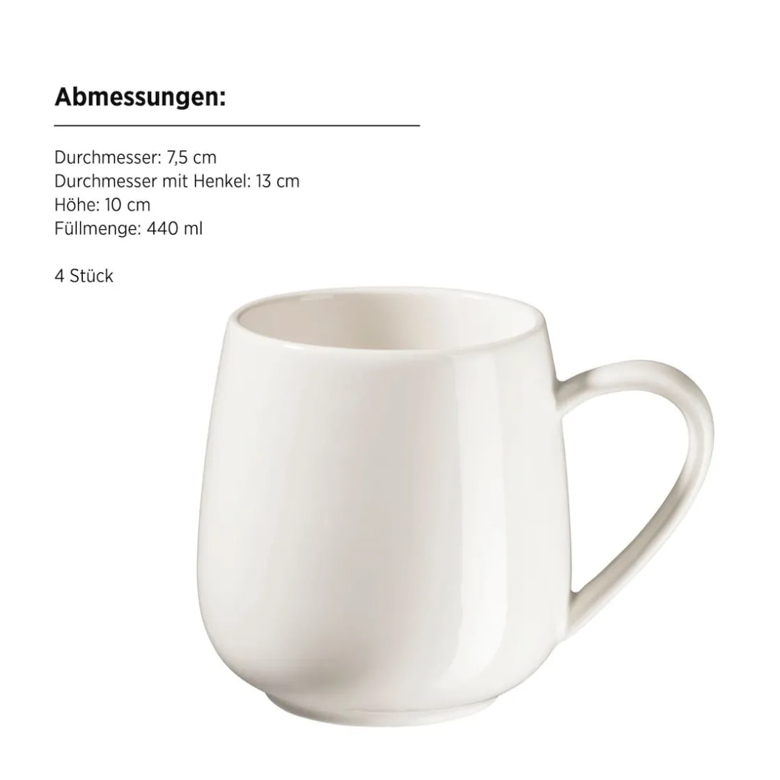 Gläser & Becher|Die moderne Hausfrau Kaffeebecher Set, Porzellan Taya