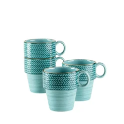 Gläser & Becher|Die moderne Hausfrau Kaffeebecher-Set, Porzellan Prospero