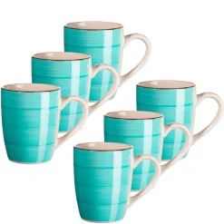 Gläser & Becher|Die moderne Hausfrau Kaffeebecher-Set, Steingut LUMACA Laguna