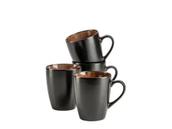 Gläser & Becher|Die moderne Hausfrau Kaffeebecher-Set, Steinzeug Teona 4 x Kaffeebecher