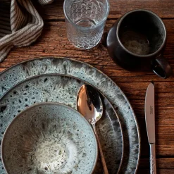 Gläser & Becher|Die moderne Hausfrau Kaffeebecher-Set, Steinzeug Carellia Grau