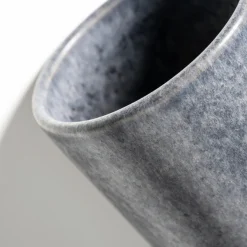 Gläser & Becher|Die moderne Hausfrau Kaffeebecher-Set, Steinzeug Moos'N'Stein Grau