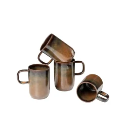 Gläser & Becher|Die moderne Hausfrau Kaffeebecher-Set, Steinzeug Glockenklang