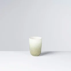 Gläser & Becher|Die moderne Hausfrau Kaffeebecher-Set, Steinzeug Flussufer blau, grün, weiß