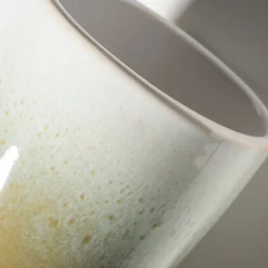 Gläser & Becher|Die moderne Hausfrau Kaffeebecher-Set, Steinzeug Flussufer blau, grün, weiß