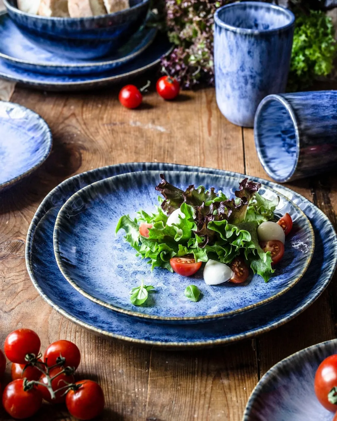 Gläser & Becher|Die moderne Hausfrau Kaffeebecher-Set, Steinzeug Wilde Schlucht