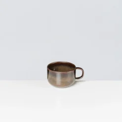 Tassen|Die moderne Hausfrau Kaffeeobertassen-Set, Steinzeug Glockenklang