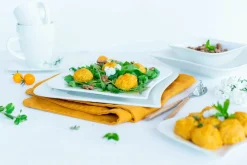 Kaffeeservice|Die moderne Hausfrau Kaffeeservice, Porzellan LA MUSICA 6 x Dessertteller, 6 x Kaffeetasse, 6 x Kaffeeuntertasse