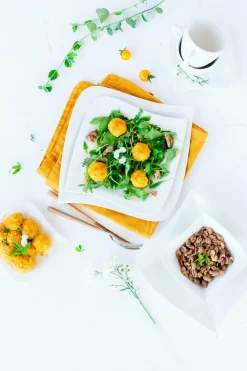 Kaffeeservice|Die moderne Hausfrau Kaffeeservice, Porzellan LA MUSICA 6 x Dessertteller, 6 x Kaffeetasse, 6 x Kaffeeuntertasse