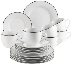 Kaffeeservice|Die moderne Hausfrau Kaffeeservice, Porzellan Nola