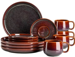 Kaffeeservice|Die moderne Hausfrau Kaffeeservice, Steinzeug Elina Uno