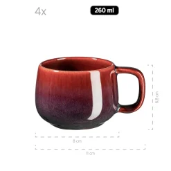 Kaffeeservice|Die moderne Hausfrau Kaffeeservice, Steinzeug Elina Uno