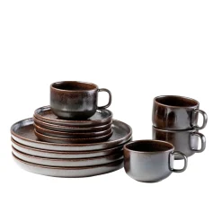 Kaffeeservice|Die moderne Hausfrau Kaffeeservice, Steinzeug Glockenklang