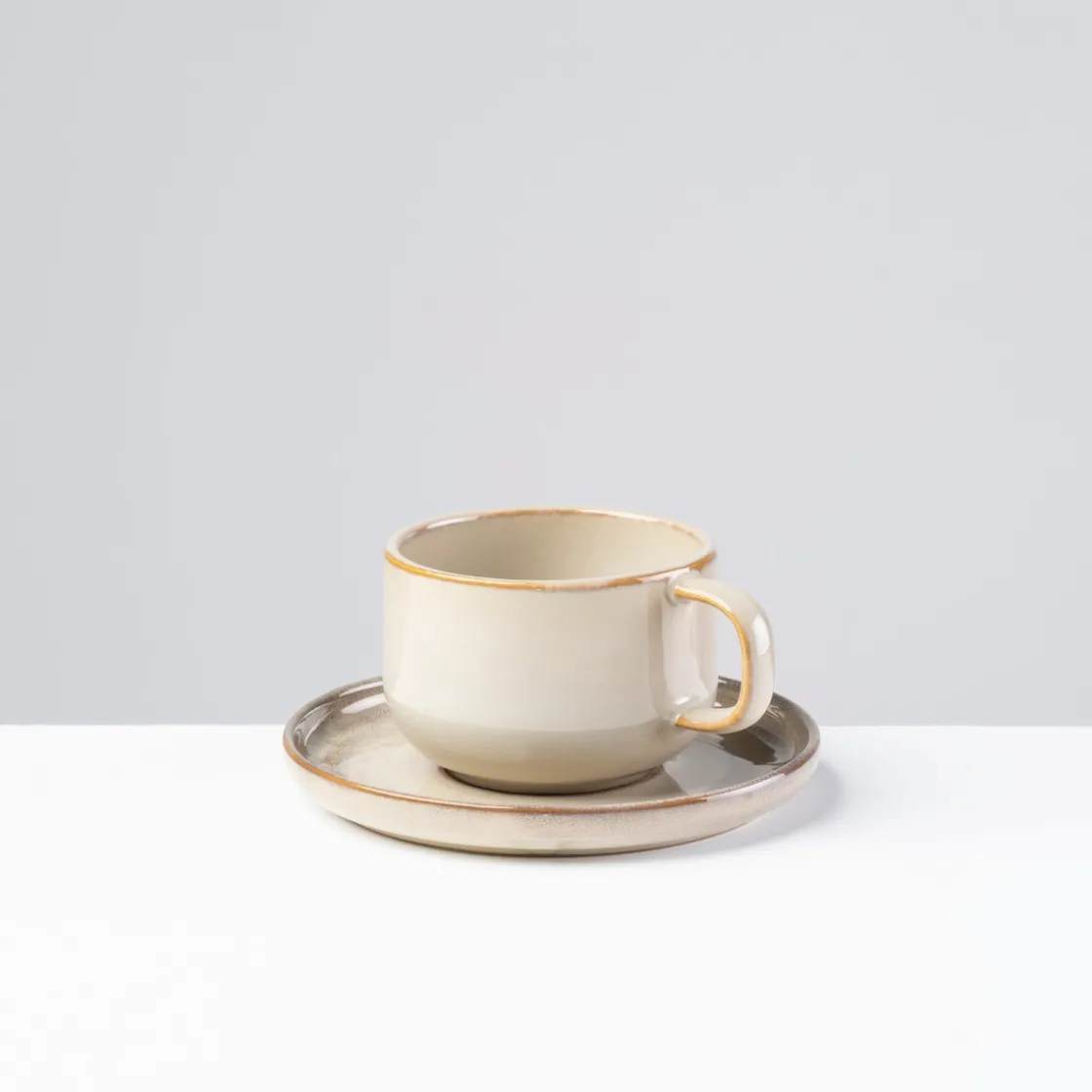 Kaffeeservice|Die moderne Hausfrau Kaffeeservice, Steinzeug Nebelwald