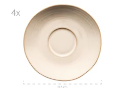 Tassen|Die moderne Hausfrau Kaffeetassenset, Keramik Nottingham Beige