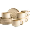 Tassen|Die moderne Hausfrau Kaffeetassen-Set, Steinzeug Cordelia Sand