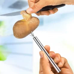 Tafelbesteck (Einzelteile)|Die moderne Hausfrau Kartoffelgabel-Edelstahl, 4 Stück