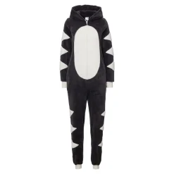 Hausanzüge & Overalls|Die moderne Hausfrau Katzen-Kuschelanzug „Blacky“