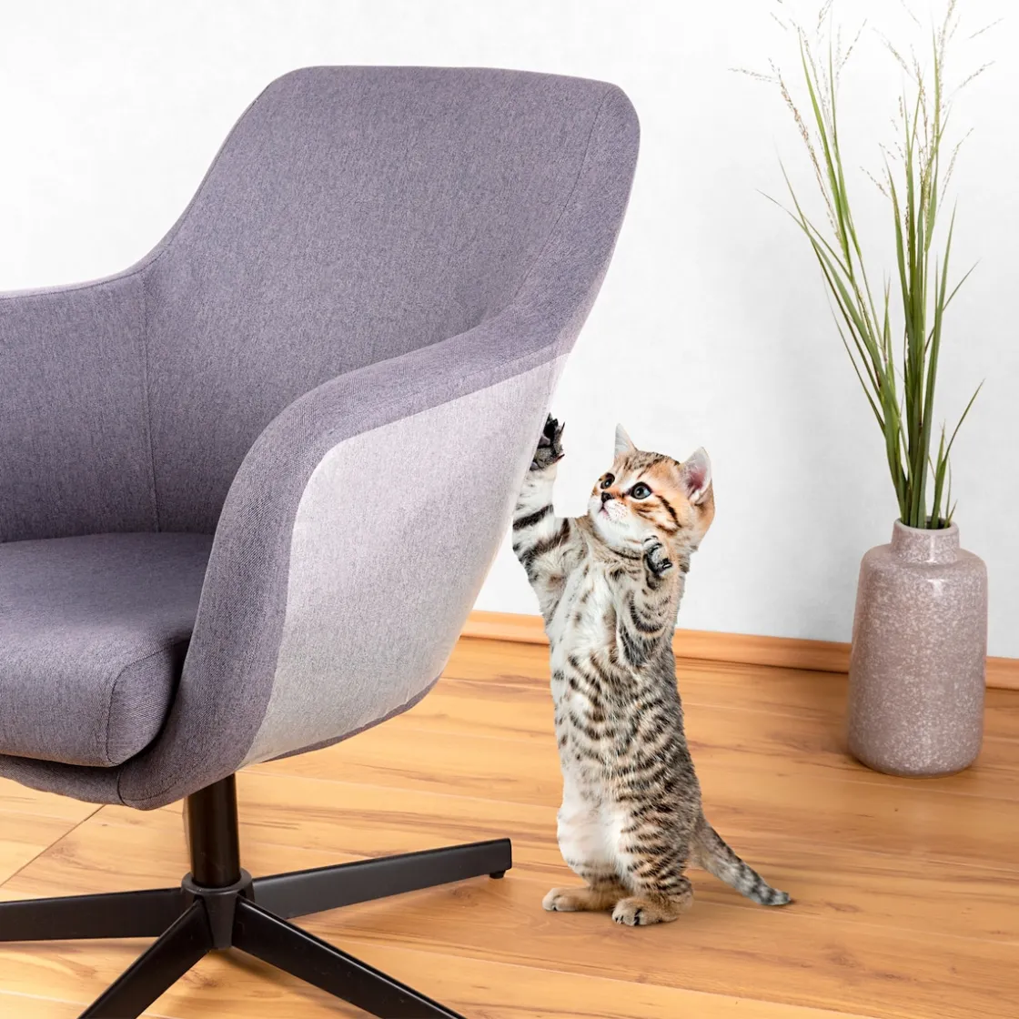 Wanddekoration ·Wandtattoos|Die moderne Hausfrau Katzen-Schutzkleber, 10 Stück