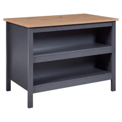 Tische·Beistelltische|Die moderne Hausfrau Kücheninsel anthrazit